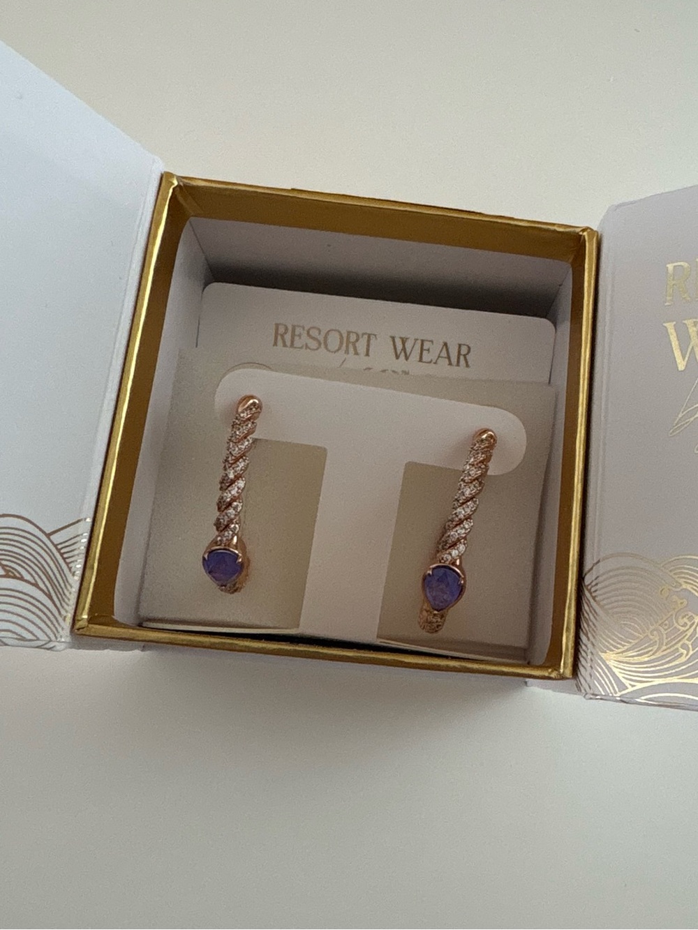 Bomb Party Resort Wear Perfect Pastel Moments Earrings ER16795 Lavender Fluorite